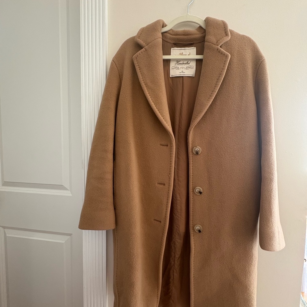 Wilfred Wool Coat (Portrait Coat in Tan/Camel)